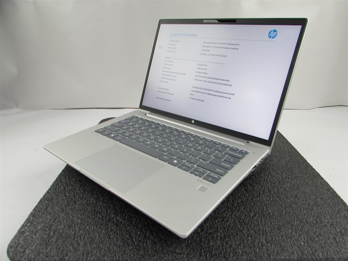 HP PROBOOK 445 (G11) AMD RYZEN 7 7735U 256GB SSD 16GB RAM AMD GPU