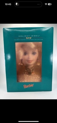 BARBIE - 1995 - HOLIDAY JEWEL PORCELAIN COLLECTION DOLL - NRFB