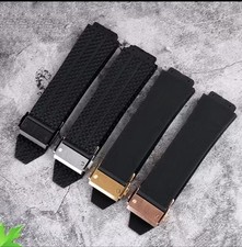 Rubber Strap for Hublot Big Bang Black 26mm Waterproof Watch Band Clasp Variant