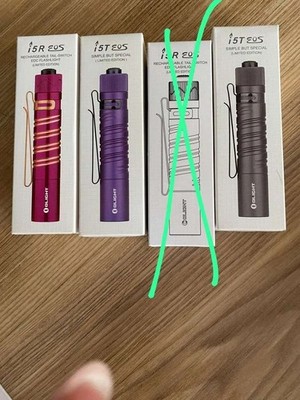 3 Taschenlampen i5T EOS von olight