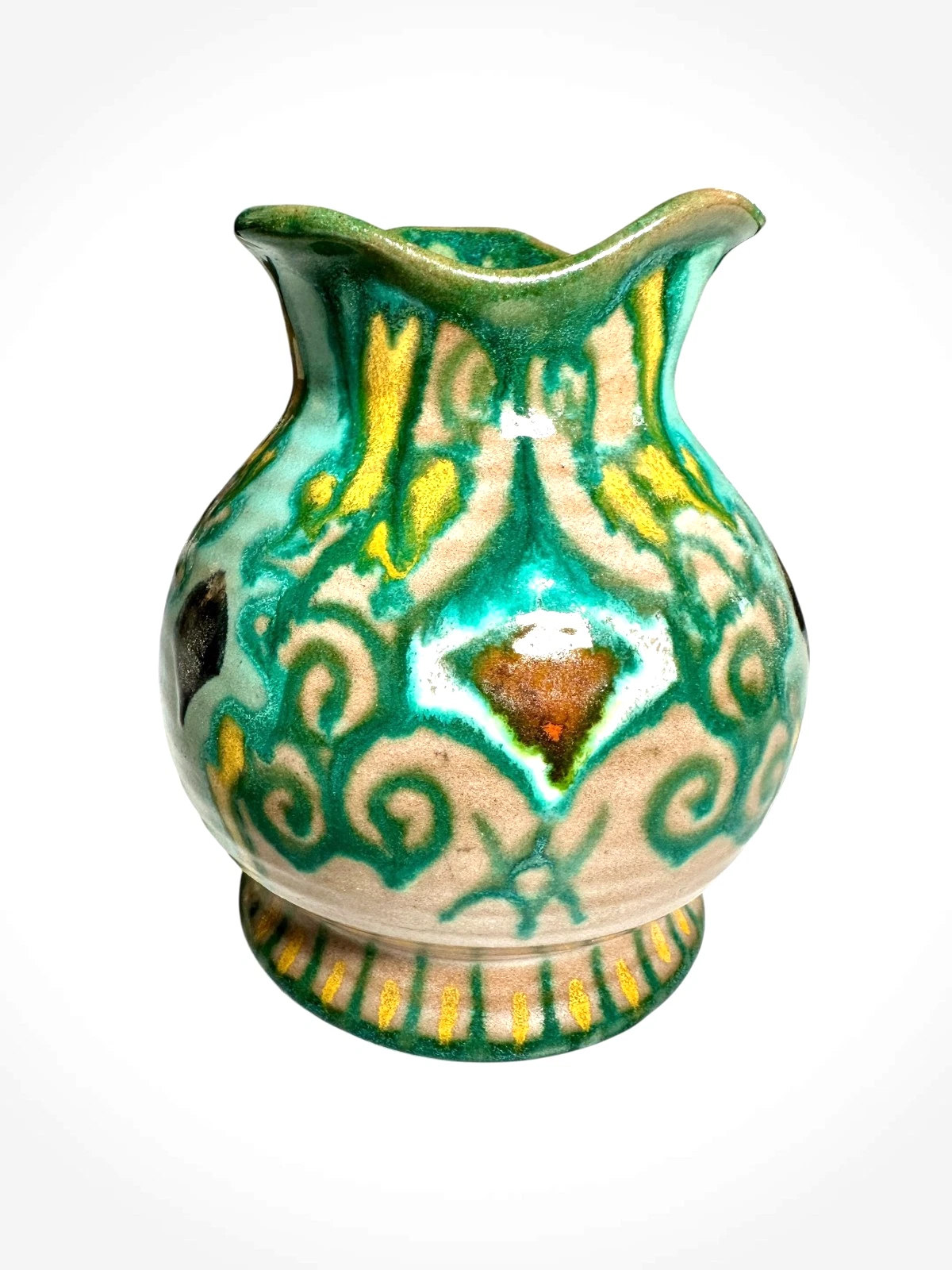Vintage 1930s Plazuid Gouda Holland Art Deco Pottery Vase Decor 6414
Opens in a new window or tab