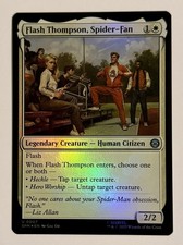x1 Flash Thompson, Spider-Fan FOIL SPM Spider-Man MTG 7 M/NM 1x