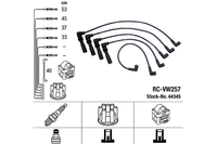 NEU - NGK 44345 ZüNdleitungssatz FüR Seat VW