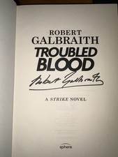 Product Image: Galbraith (Rowling)/Troubled Blood SIGNED First Edition; NF/F; Scarce Signed!