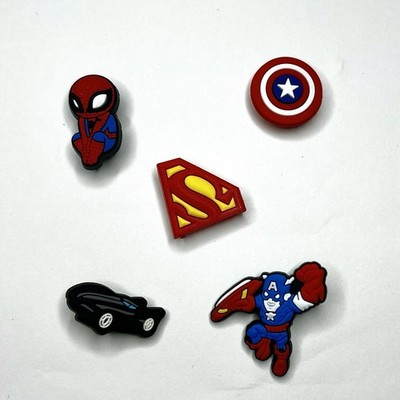 Crocs Charms Marvel - Jibbitz Schuhanhänger - 5er Pack - Auswahl - Neu