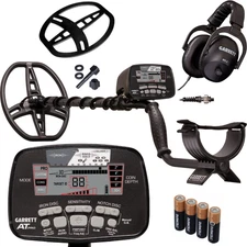 Garrett AT Pro Waterproof Metal Detector - Headphones Coil and Coil Cover