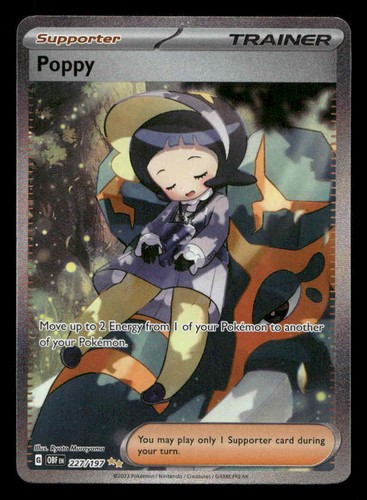 Poppy Holo Obsidian Flames 227/197 NM Pokemon