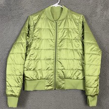 Lululemon Non-Stop Reversible Bomber Jacket Green Womens 8 PrimaLoft