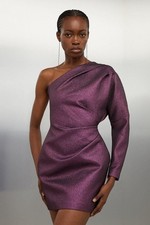 Karen Millen Bodycon Mini Dress UK6 in Pink RRP £219