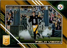 2023 Donruss Elite #FV-10 Kenny Pickett Field Vision Green