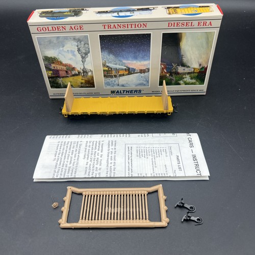 GEBRAUCHT Walthers 932-2902 HO Scale Schott Flachwagen Maine Central #7141 BAUSATZ LESEN