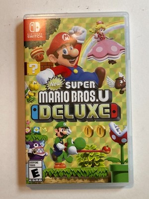 New Super Mario Bros. U Deluxe Nintendo Switch Game w/Case