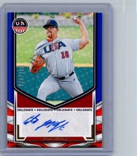 Ethan Mcelvain 2025 Panini USA Stars & Stripes Blue Auto /100