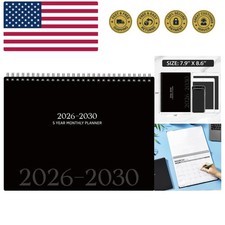 2026-2030 Monthly Planner/Calendar - 5 Monthly Planner, Jan. 2026 - Dec. 203...
