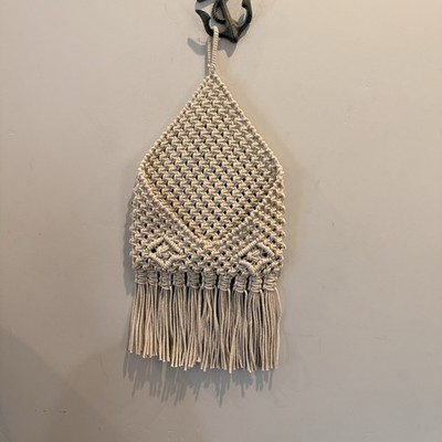 Boho Macrame Wall Hanging Decor Handmade Woven Organizer Wall Large 26''