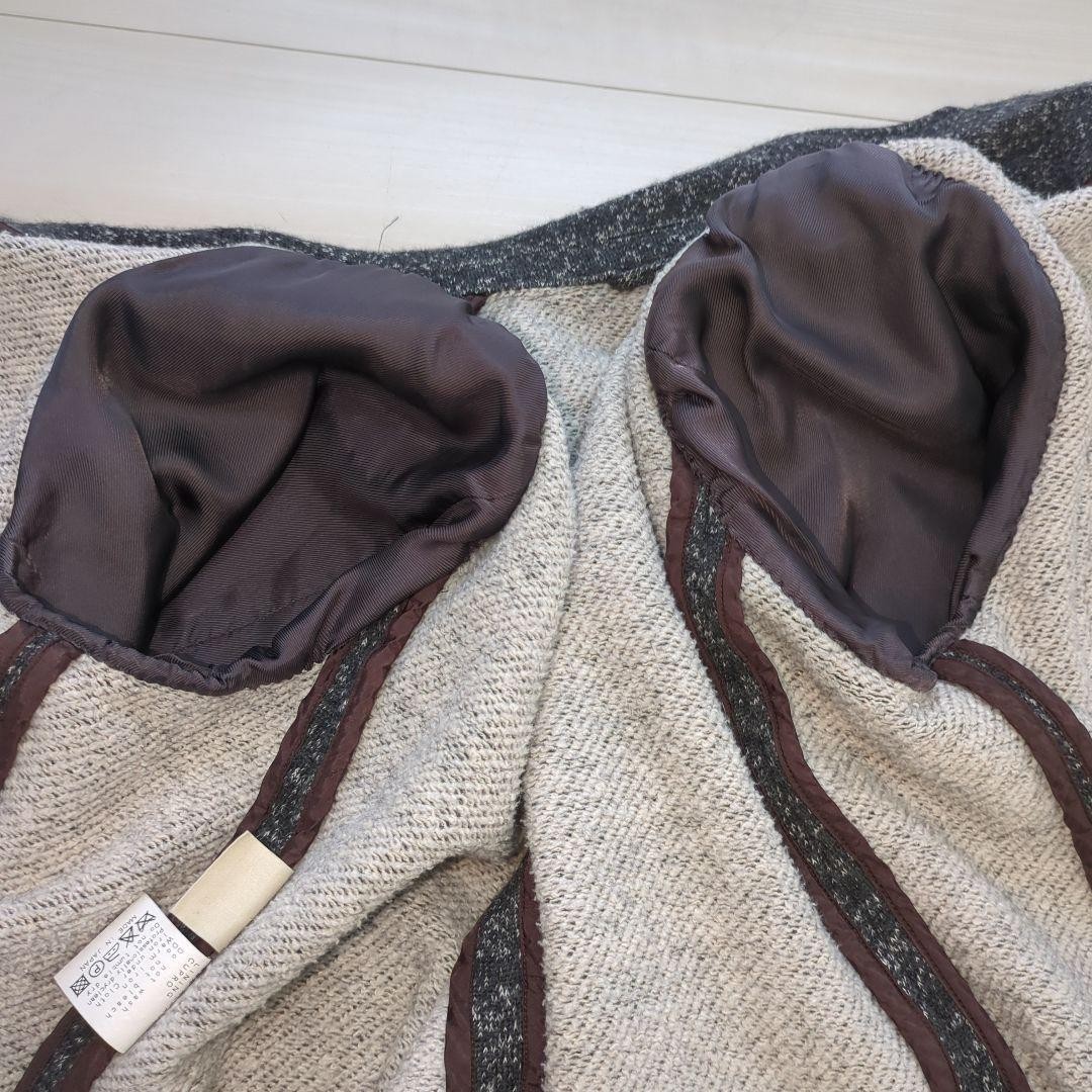 RING JACKET Gray 3 Button Tailored Jacket Alpaca … - image 12