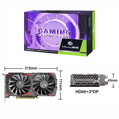 Gaming Grafikkartex 580 8Gb 2048Sp Mllse Amd R Gddr5 256Bit Pci-E 3,0 × 16 8Pin 