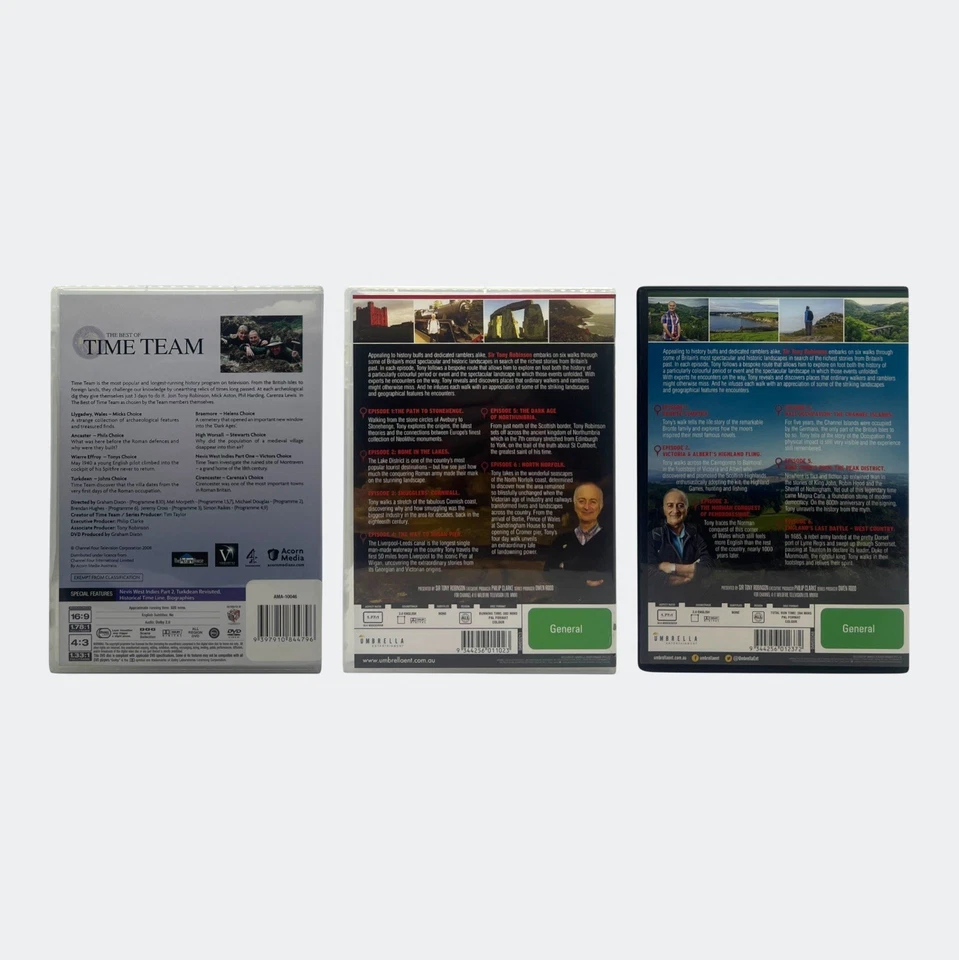 Best of Time Team + Walking Through History Series 2 & 3 DVDs - Region ALL, PAL - Image 2 of 4
