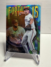 Topps 2025 Chrome Fortune 15 Corey Seager Texas Rangers #F15-15