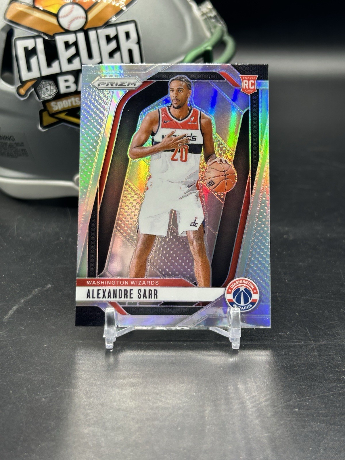 Alexandre Sarr 2024-25 Panini Prizm #264 Silver Prizm Rookie Wizards (CBMH)