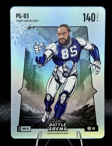 2026 Bo Jackson Battle Arena PG-D3 Pierre Garcon Debut #BBF-63 ICE Foil