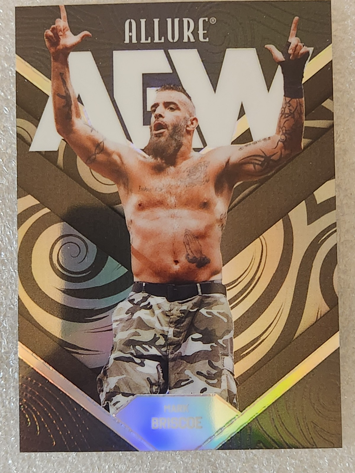 #40 MARK BRISCOE 2026 Upper Deck AEW Allure BLACK RAINBOW