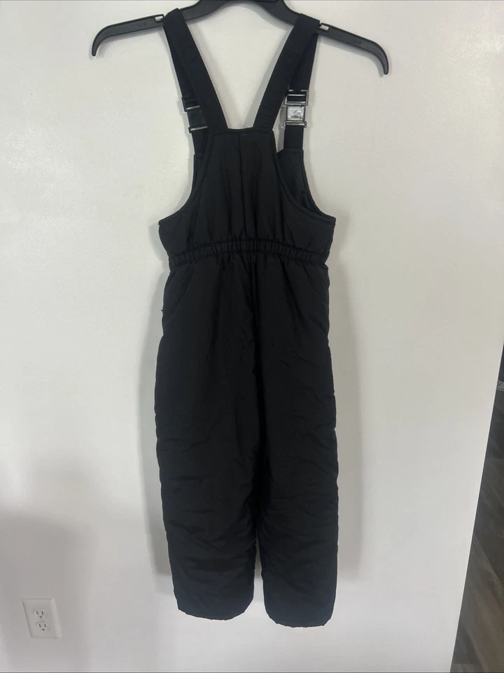 Sonoma Niños Nieve Esquí Baberos Pantalones Mono Forro Negro Juvenil Talla 7 Foto 3 de 3