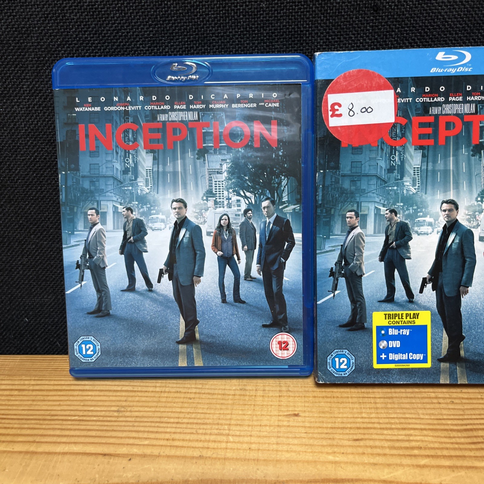 Inception Blu-ray (2010) Leonardo DiCaprio, Nolan (DIR) cert 12 3 discs