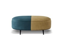 Design Hocker Oval Chesterfield Pouf FußHocker MöBel Polsterhocker Sitzhocker