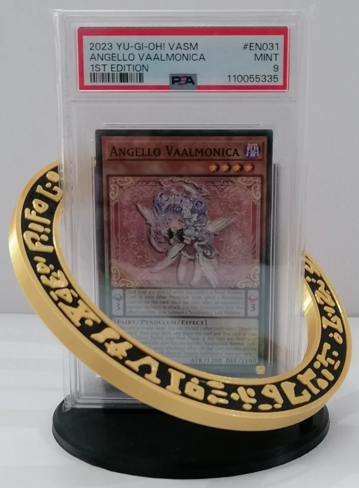 Yugioh 2023 VASM EN031 Angello Vaalmonica 1st Edition Super Rare PSA 9 - Mint - Image 2 of 4