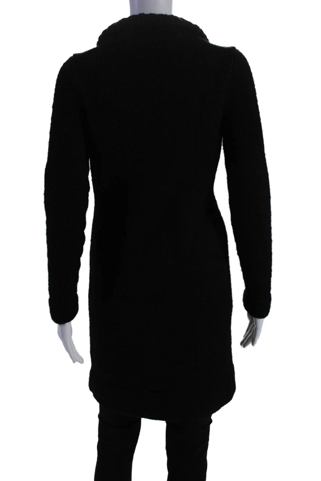 KORS Michael Kors женщин на пуговицах кардиган свитер черный шерсти размер маленький - Изображение 3 из 4