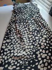 Adrianna Papell Black/Cream Sheath Dress Sleeveless Size 10
