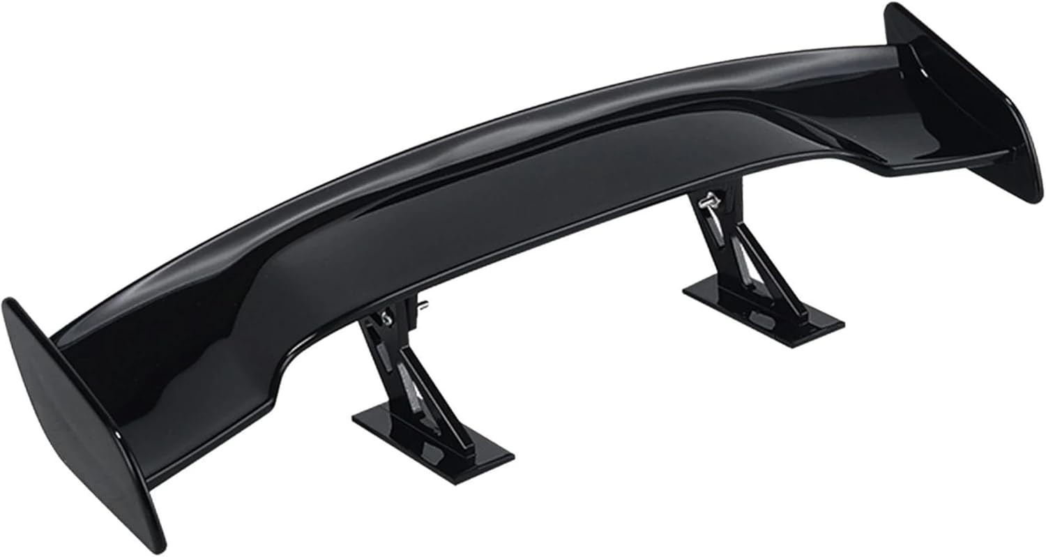 For Acura NSX Coupe Rear Trunk Spoiler Lip Wing Matte Black Upper