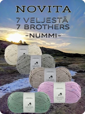 Novita 7 Veljestä Nummi Sockenwolle