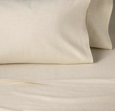 4pc King Woven Sheet Set Tan - Hearth Hand with Magnolia NEW