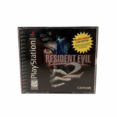  1998 Song PlayStation 1 Resident Evil 2 Capcom 2-Disc Set CIB With Manual