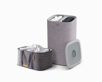 Joseph Joseph 2-teiliges Wäschekorb-Set Tota 60 Liter & 35L Hold-all grau NEU