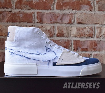 Nike Sb Zoom Blazer Mid Edge Hack Pack White Navy Red Ci33 100 Size 4 13 Mi Tiles Com