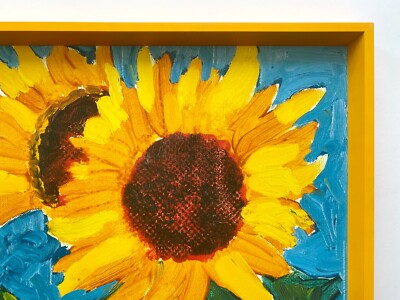 額装品/Sunflowers for Hope（デビット ホックニー） DAVID