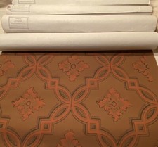 1 ADELPHI PAPER HANGINGS Sayward Gothic Hand Print Historic Wallpaper $800Retail