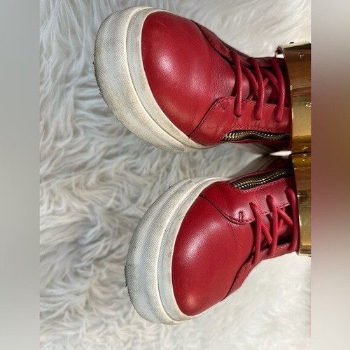 Giuseppe Zanotti Herren Größe 40,5 Made in Italy Lederbeschläge London Turnschuhe - Bild 4 von 12