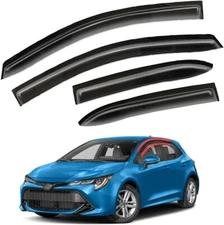 New Window Visors Rain Guards Toyota Corolla Hatchback  2019- 2025 Fast Shipping