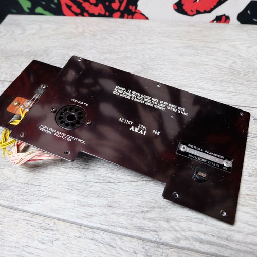 Akai GX-630D-SS Reel to Reel – Remote Control Back Plate Assembly