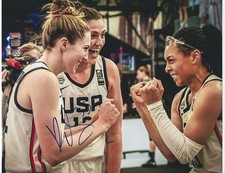 KATIE LOU SAMUELSON Signed 8 x 10 Photo WNBA Basketball UCONN HUSKIES Sparks