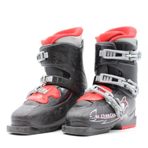 Scarponi da sci Salomon T3 Junior taglia 4 Mondo 22 usati