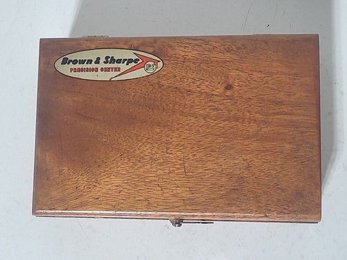 DE COLECCIÓN MARRÓN Y AFILADO #624 CEPILLADORA AFILADA MEDIDOR DE ALTURA EE. UU. Hecho en caja de madera - Imagen 8 de 16