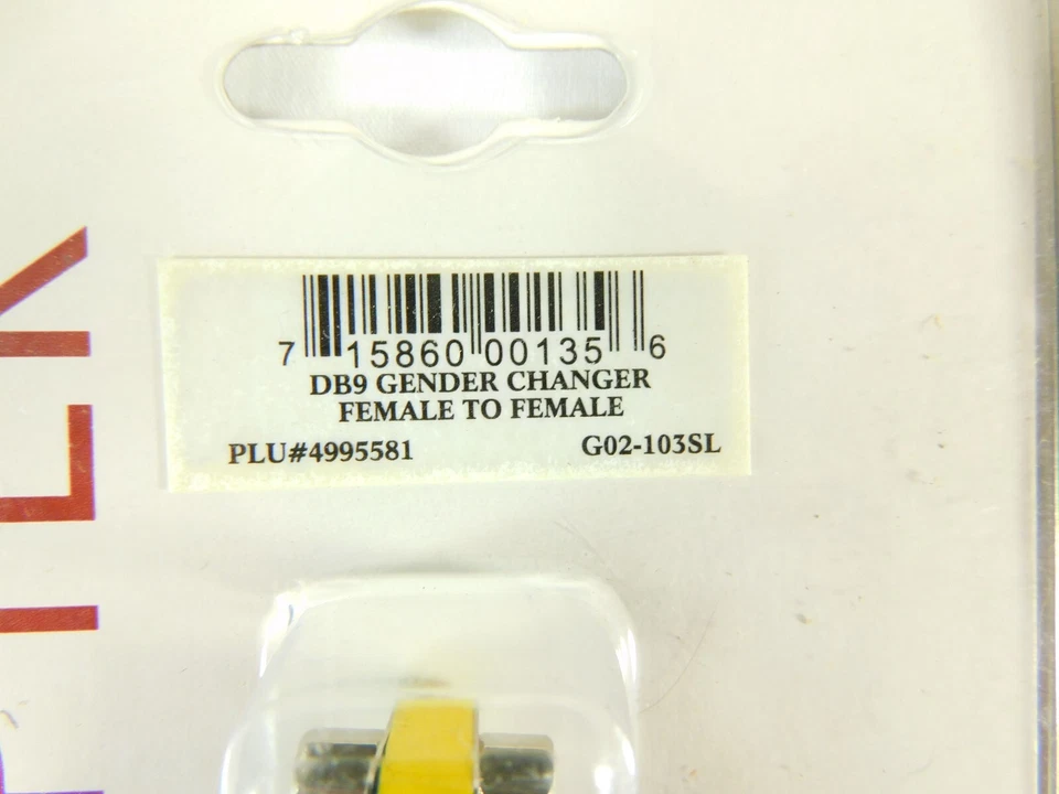 Micro Connectors Gender Changer DB9F to DB9F Female to Female DB9 QUANTITY OF 2 - Image 2 of 4