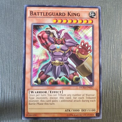 YU-GI-OH! Battleguard King Karte – DUEA-EN017, Common, Unlimitiert, Erde Krieger Effektmonster