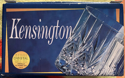2er Set Tafelgläser / Whisky Kensington 21cl. Bleikristall 24%