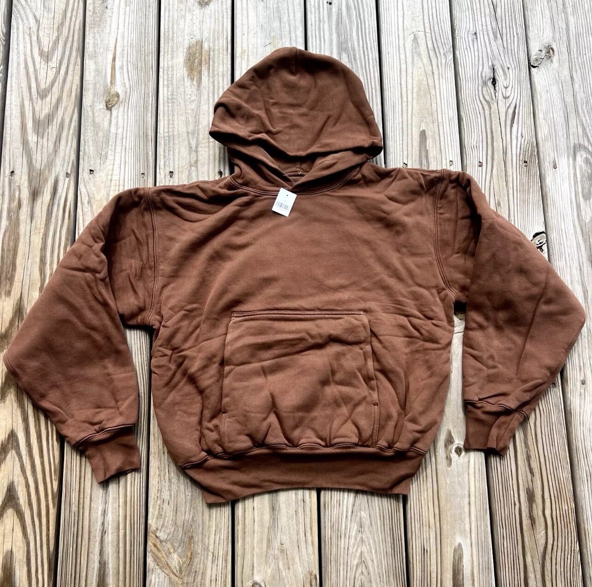未着用 YEEZY GAP Hoodie Brown S/P YEEZY Gap YZY Brown “Perfect Hoodie” Mens Medium M Double